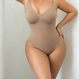 Seamless Tummy Control Sliming Shaping Thong Bodysuit