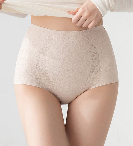 High Waist Lace Tummy Control Butt Lifting Breathable Shaping Underwear