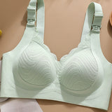 Front Buttoned Push up Wireless Bra Maternity Nursing Bra
