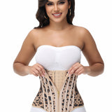 Sorelyne® Girdles Colombianas 3 Row Hook and Eye Front Zipper Waist Trainer