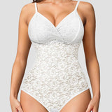 Sexy Lace Shapewear Bodysuit Tummy Control Thong Body Shaper