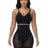 High Waist Seamless Mesh Tummy Control Butt Lifting Shaping Shorts
