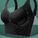 Plus Size Breathable Tank Top Push up Bra Side Smoothing