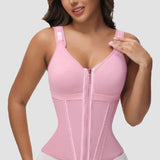 Sorelyne® Girdles Colombianas Zip Front Steel Bone Tummy Control Waist Trainer