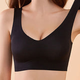 Seamless Full up back Buckle Sports Yoga Bra Underwear