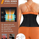 Women's Sweat Weight Loss Sports Waist Trainer Belly Shaping Sauna Corset Girdle