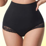 Lace Trim Tummy Control Shaping Shorts Sexy Thong Body Shaper Underwear