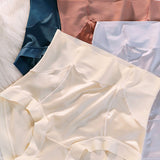 High Waisted Satin Seamless Bare Underwear