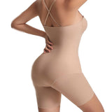 Seamless Mid Thigh Strapless Shapewear Comfort Tummy Control Bodysuits With Bra