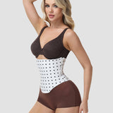 Polka Dot Lace-Up Back Hourglass Waist Corset