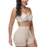 Sorelyne® Double Compression High Waisted BBL Shorts With Mid-section Tummy Control Panties
