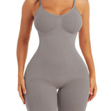 Seamless Light Support Tummy Control Thigh Slimmer Bodysuit Shapewear