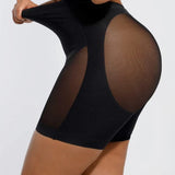 Women's Seamless Mesh High Waist Shapewear Shorts Thigh Slimmer Underwear