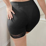 Sorelyne® Black High Waist Butt Lifter Lace Shorts