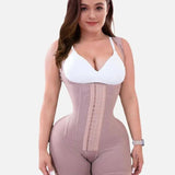Sorelyne® Firm Compression Tummy Control Shapewear Adjustable Bodysuit Hook and Eye Closure