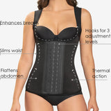 Sorelyne® Women Hourglass Vest  Tummy Control Waist Trainer Corset With Hook and Eye