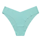 Sexy Ice Silk Low-Rise Panties Seamless Multicolor Briefs Lingerie