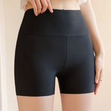 High Waisted Shaping Shorts Hip Lifting Ice Silk Seamless