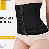 Women's Breathable Adjustable Hooks Waist Trainer Postpartum Tummy Slim Belt