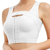Front Closure Post Surgery Compression Shapewear Bra With Breast Support Belt