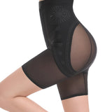 Seamless Mesh Breathable Compression Boyshorts Tummy Control Thigh Slimmer Shapewear Shorts