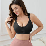 Sorelyne® Women Front Closure Brassiere Sports Bra High Support-Black