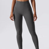 Sculpting V-Back Ruched Leggings Peach Butt Lifting Yoga Pants