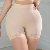 Women Beige Butt Lifter Seamless Thigh Slimming Control Panties