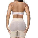 Women's Seamless Mesh High Waist Shapewear Shorts Thigh Slimmer Underwear