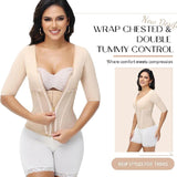 Sorelyne® Girdles Colombianas High Compression Half Sleeves V Neck Waist Trainer