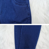 Sorelyne® Bandeau Back Tie Slim Fit Denim Jumpsuit for Women