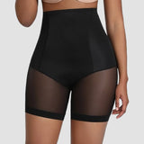 Seamless Mesh Breathable Shapewear Shorts Tummy Control Hip-Lift Corset Shaping Pants