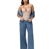 Sorelyne® Sexy Nipple Bra Tummy Control Shapwear Bodysuit