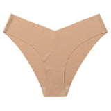 Sexy Ice Silk Low-Rise Panties Seamless Multicolor Briefs Lingerie