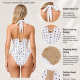 Hourglass Corset Body Shaper Waist Cincher Swimsuit Two-Piece Set