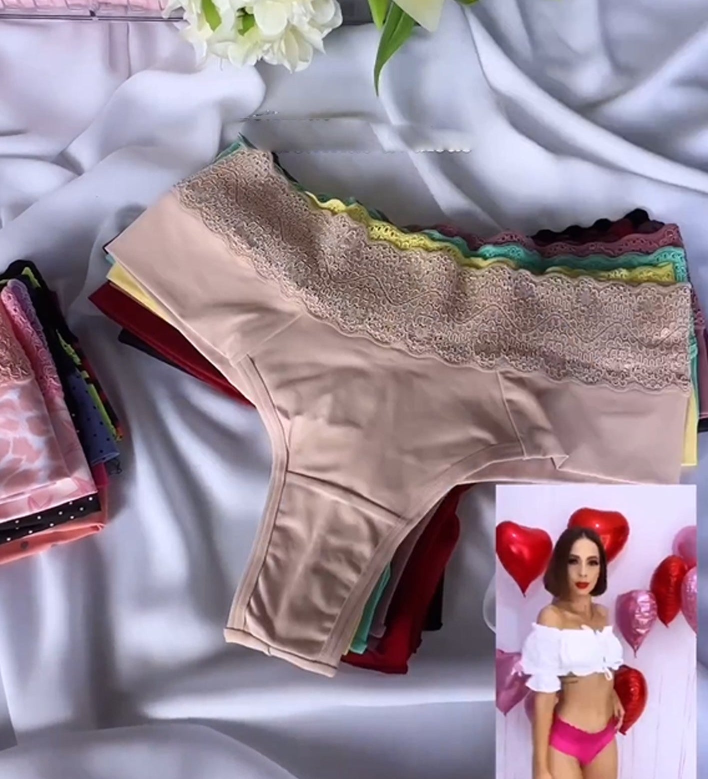 Lace Shaped Underwear Panties Breifs