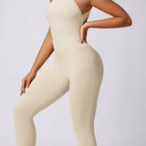 Peach Hip-lifting and Beautiful Back Quick-drying Yoga Jumpsuit