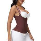 Waist Trainer for Women Body Shaper Corset Vest Tank Top with Steel Bones