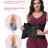 Waist Trainer for Women Body Shaper Corset Vest Tank Top with Steel Bones