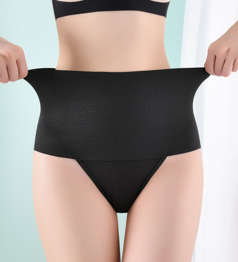 Mid Waist Panty Tummy Control Thongs Waist Trimmer Body Shaper