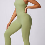 Peach Hip-lifting and Beautiful Back Quick-drying Yoga Jumpsuit