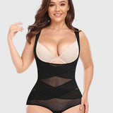 Mesh Seamless Waist Slimmer Corset Butt Shaping Shapewear Bodysuit