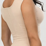 High Compression Corset Tank Top Built-in Bra Waist Trainer