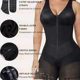 V-shape Shaping Stretch Band Tummy Control Full Body Zipper Shaper