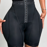 High Waist Tummy Control Butt Lifting Mid Thigh Mesh Shaper Shorts