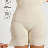 High Waist Wide Waistband Tummy Control Shaping Shorts Seamless Butt Lifter Thigh Shaper