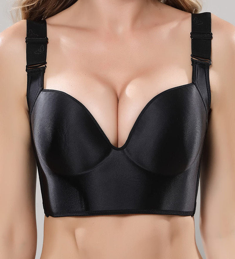 Smooth Seamless Sculpting Uplift Deep Cup  Full Coverage Wireless Shape Bra