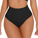 High Waist Seamless Single Breasted Shaping Thong Tummy Control Shapewear Panties