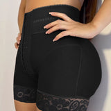 Sorelyne® Colombian Girdles Lace Stitching Slimming Shorts Butt Lifter Front Buckle Shaping Panty