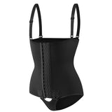 Women's Tummy Control Adjustable Buckle Front Open Bust Shapewear